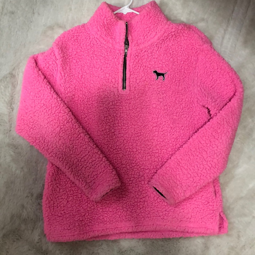 PINK bright pink Sherpa